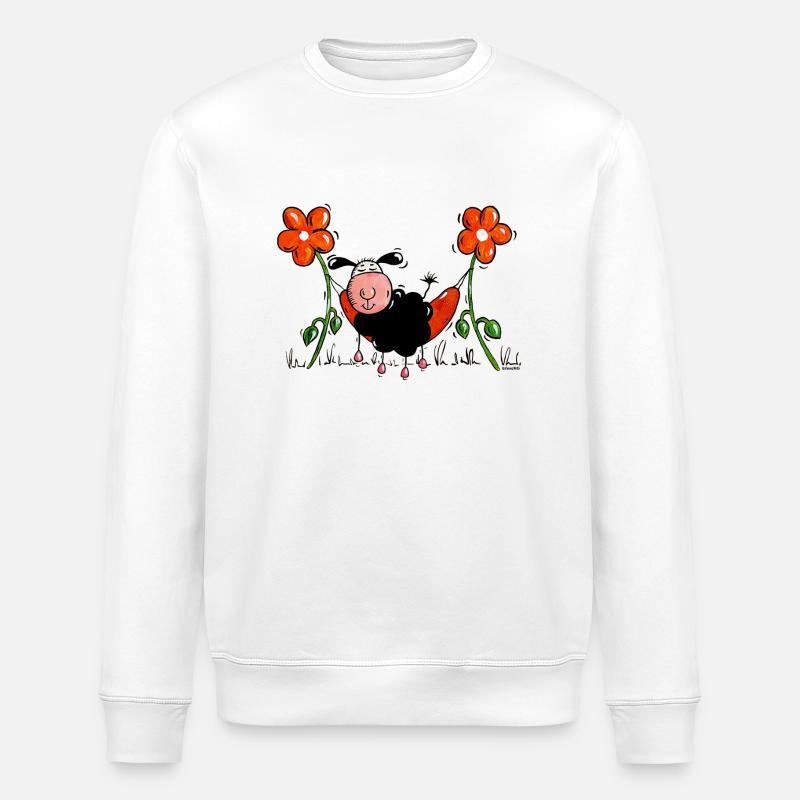 Hamacs moutons - Sweat bio ROLLER Stanley/Stella Unisexe - blanc