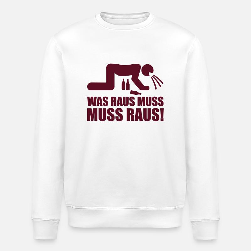 kotzen_1__f1 - Stanley/Stella Unisex Bio-Sweatshirt ROLLER - Weiß