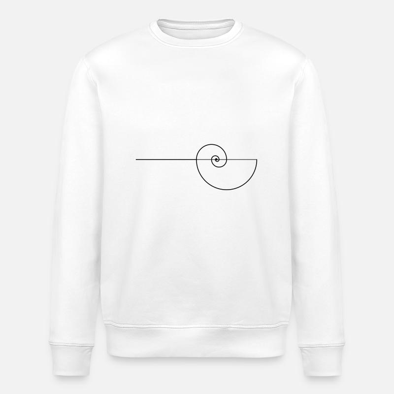 Schnecke - Stanley/Stella Unisex Bio-Sweatshirt ROLLER - Weiß