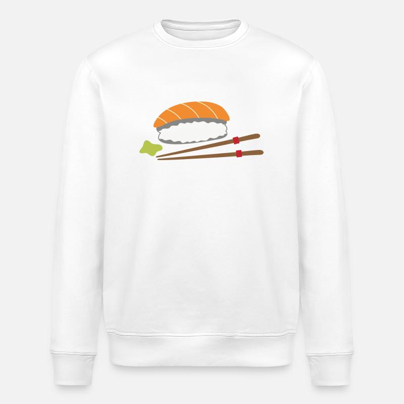 Sushi - Stanley/Stella Unisex Bio-Sweatshirt ROLLER - Weiß