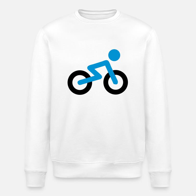 Bicyclette - Sweat bio ROLLER Stanley/Stella Unisexe - blanc