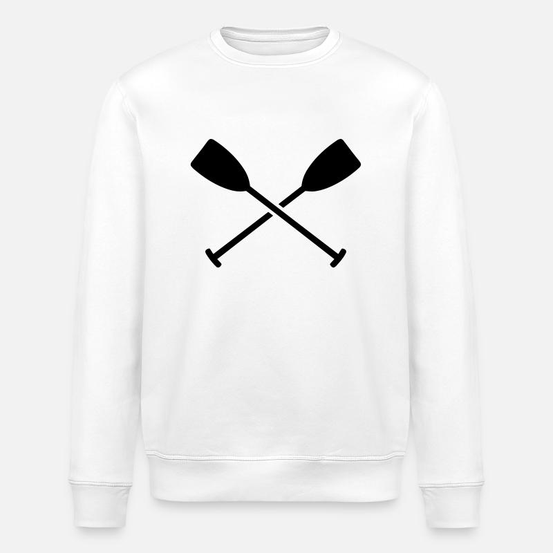 Paddle - Stanley/Stella ROLLER Unisex Organic Sweatshirt - white