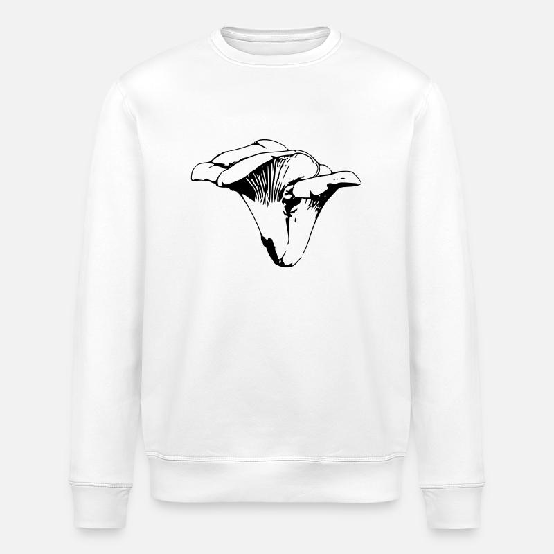 mushrooms - Sweat bio ROLLER Stanley/Stella Unisexe - blanc
