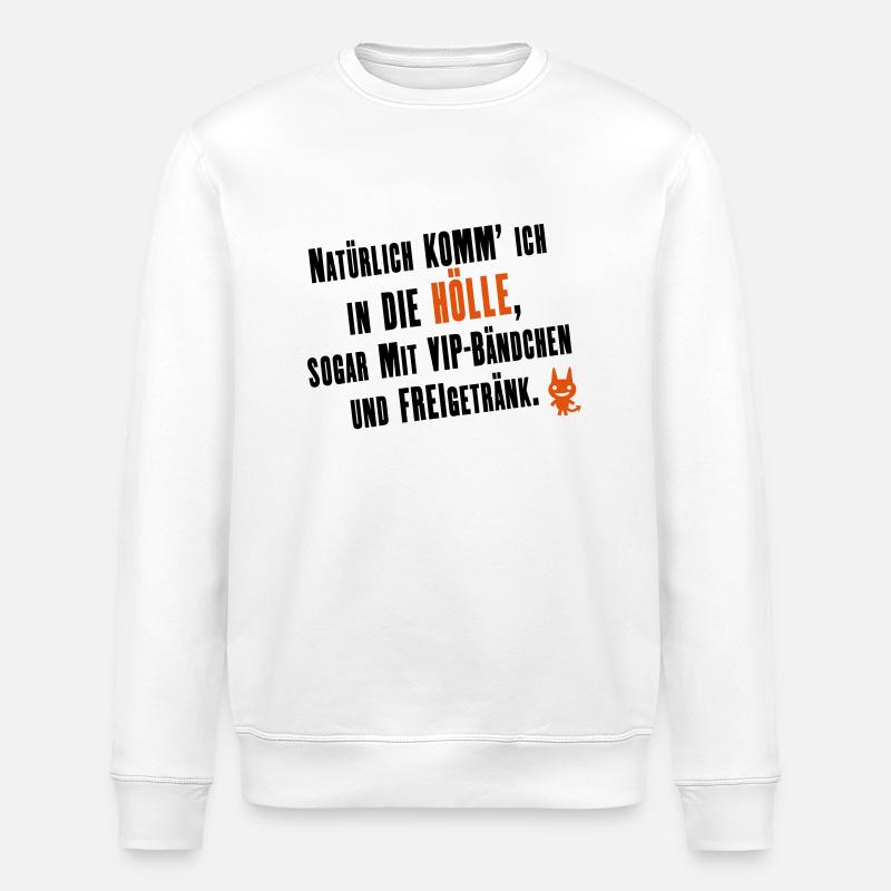 Hölle - Stanley/Stella Unisex Bio-Sweatshirt ROLLER - Weiß
