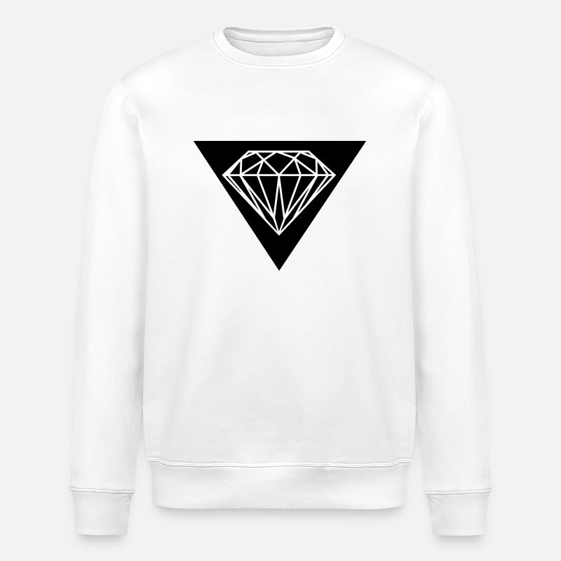 diamant - Sweat bio ROLLER Stanley/Stella Unisexe - blanc