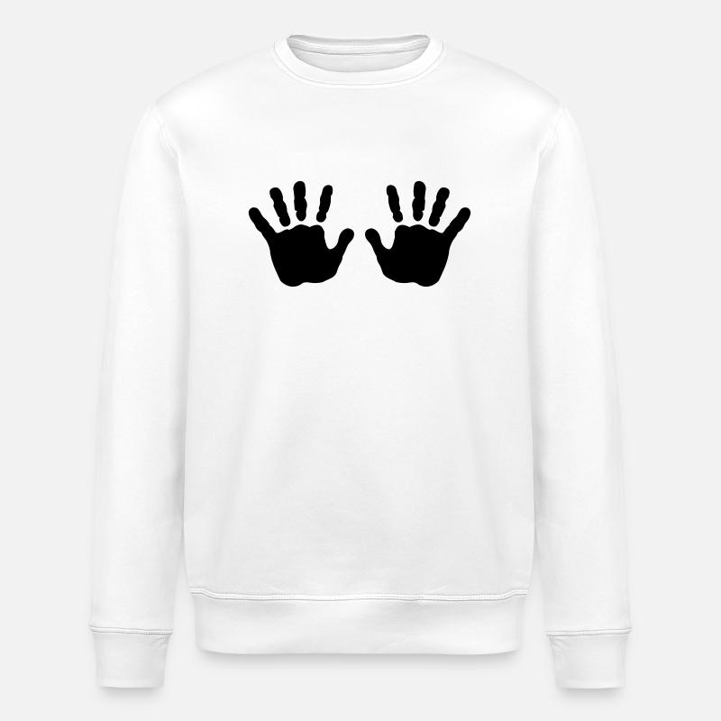 Mains - Sweat bio ROLLER Stanley/Stella Unisexe - blanc