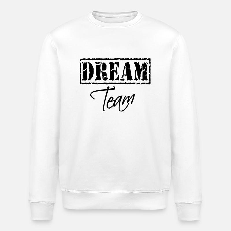 Dream Team - Stanley/Stella ROLLER Unisex Organic Sweatshirt - white