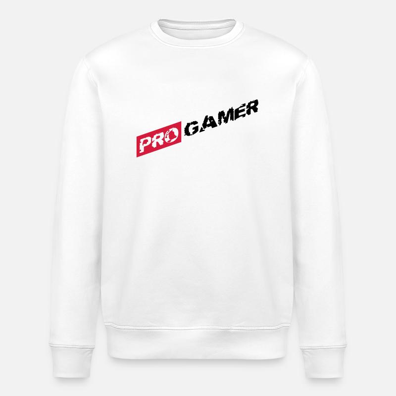 eSport Pro Gamer - Stanley/Stella Unisex Bio-Sweatshirt ROLLER - Weiß