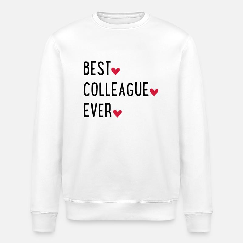 Bester Kollege - Stanley/Stella Unisex Bio-Sweatshirt ROLLER - Weiß
