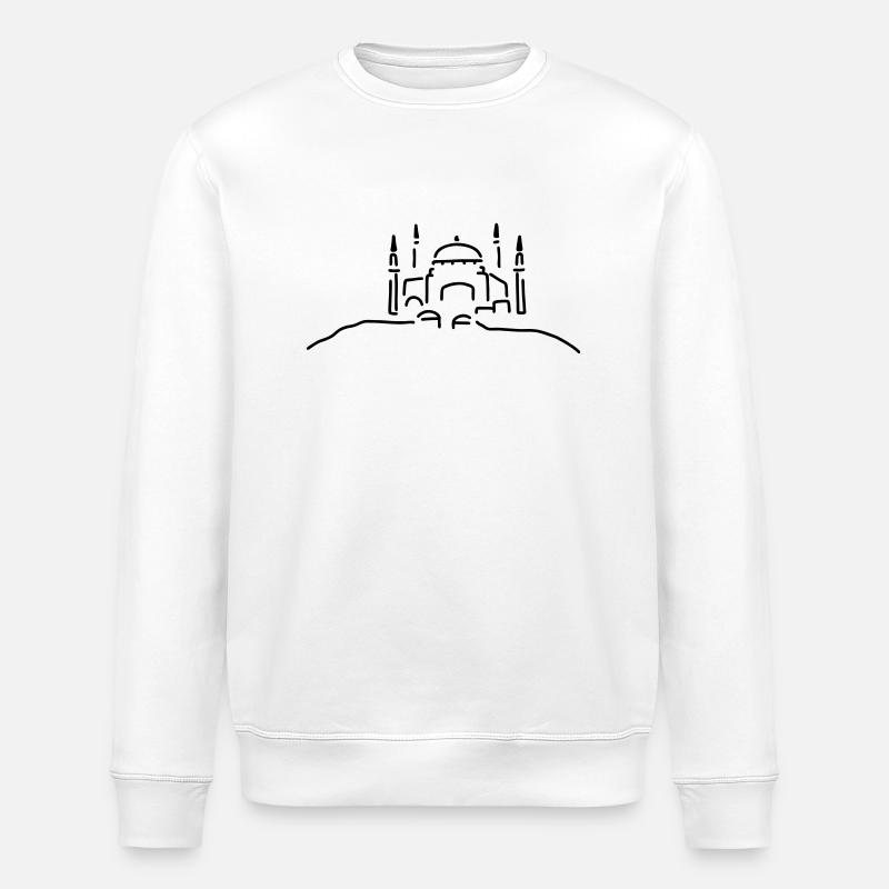 hagia moschee istanbul - Stanley/Stella Unisex Bio-Sweatshirt ROLLER - Weiß
