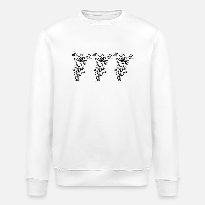 site de motos - Sweat bio ROLLER Stanley/Stella Unisexe - blanc