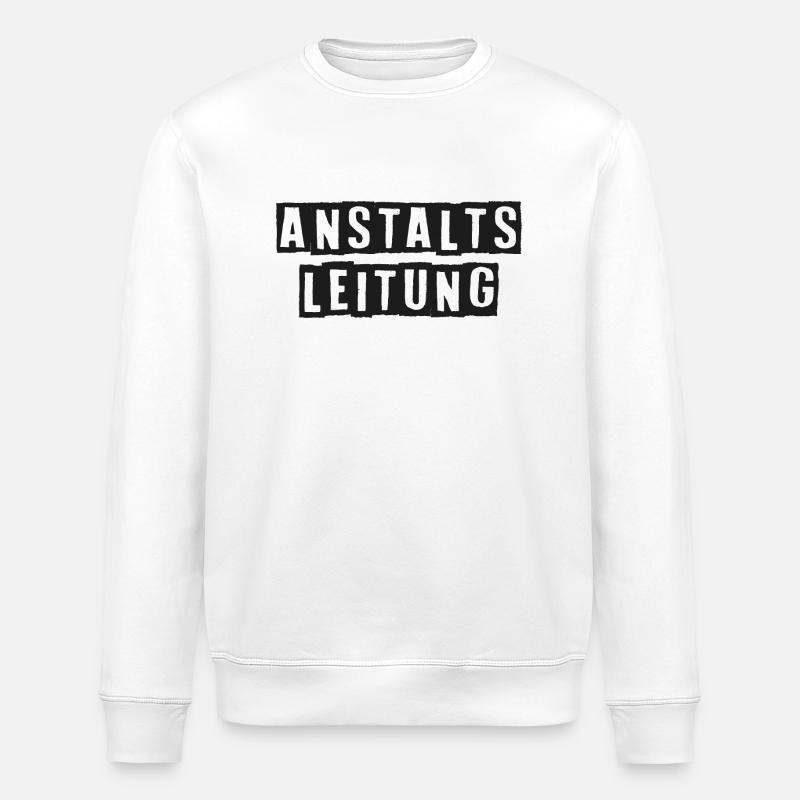 Anstaltsleitung - Stanley/Stella Unisex Bio-Sweatshirt ROLLER - Weiß