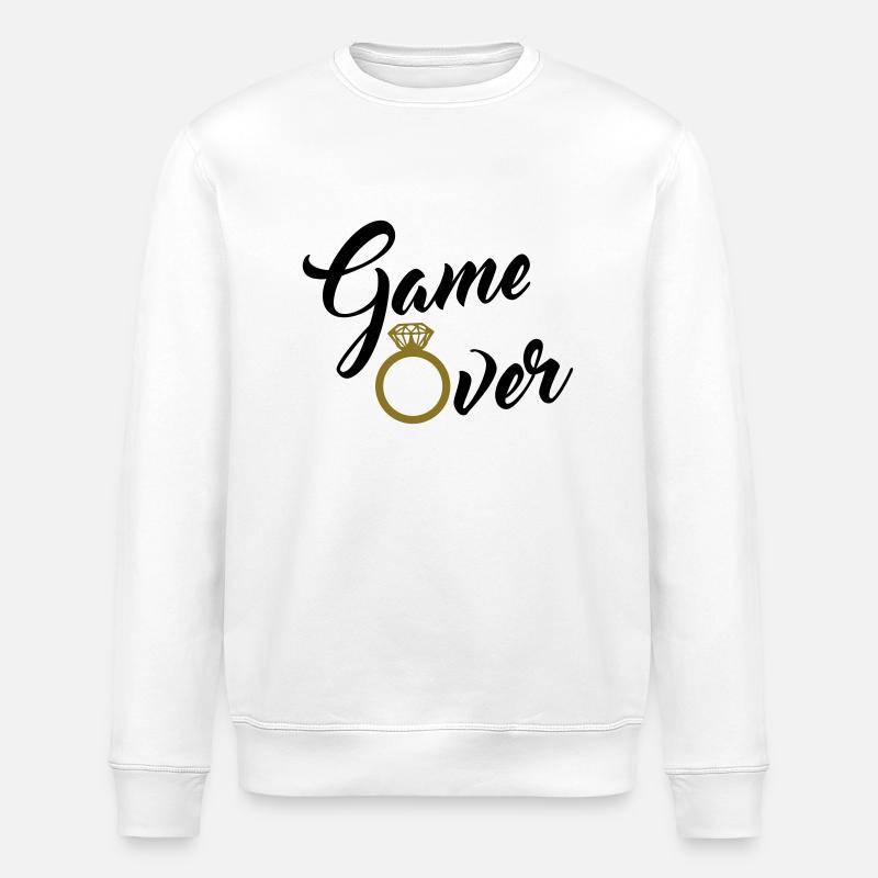 game over - Stanley/Stella Unisex Bio-Sweatshirt ROLLER - Weiß