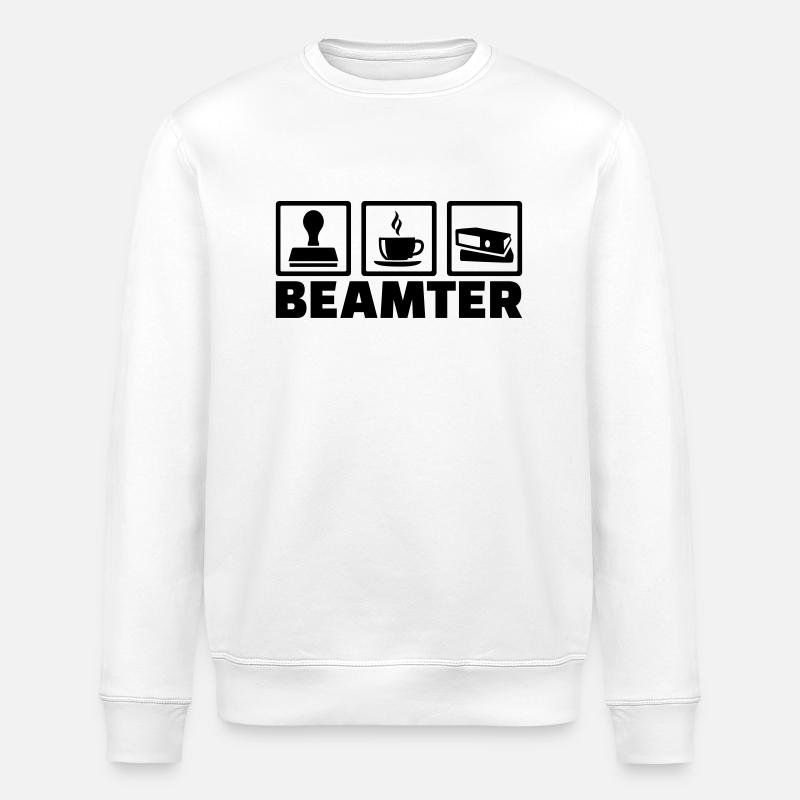 Beamter - Stanley/Stella Unisex Bio-Sweatshirt ROLLER - Weiß