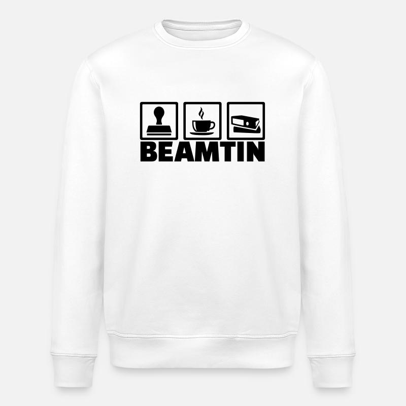 Beamtin - Stanley/Stella Unisex Bio-Sweatshirt ROLLER - Weiß