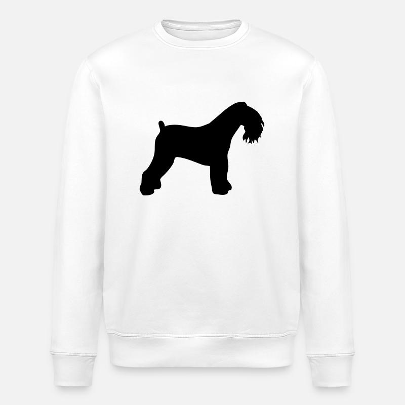 Kerry Blue Terrier - Stanley/Stella Unisex Bio-Sweatshirt ROLLER - Weiß