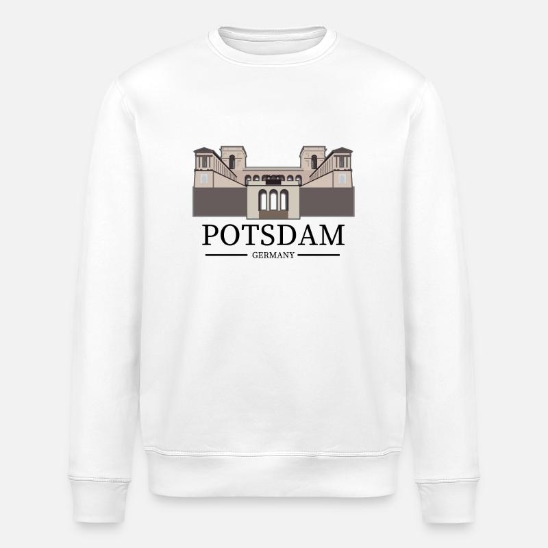 potsdam_belvedere - Stanley/Stella Unisex Bio-Sweatshirt ROLLER - Weiß