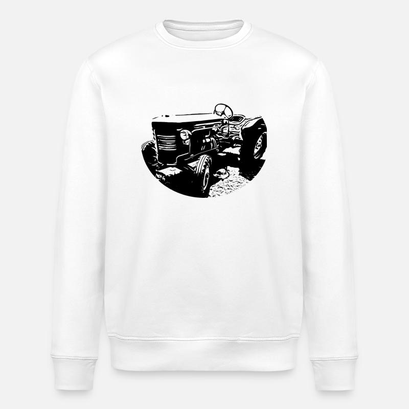 Tractor - Stanley/Stella ROLLER Unisex Organic Sweatshirt - white