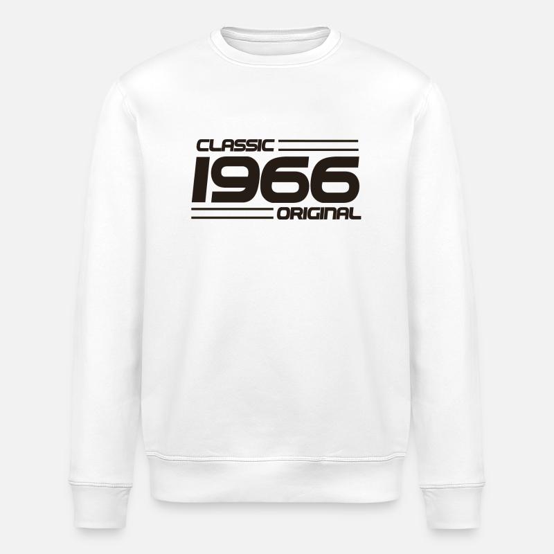 Classique 1966 original - Sweat bio ROLLER Stanley/Stella Unisexe - blanc