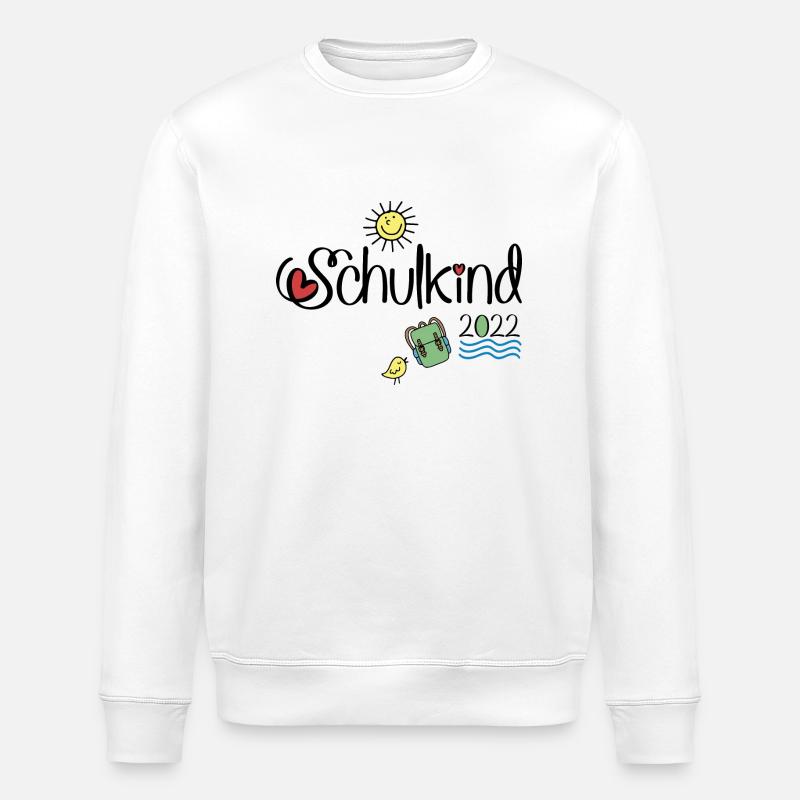 Schulkind 2022 - Stanley/Stella Unisex Bio-Sweatshirt ROLLER - Weiß