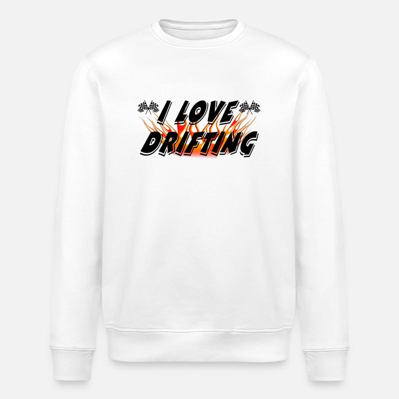 Voiture - Sweat bio ROLLER Stanley/Stella Unisexe - blanc