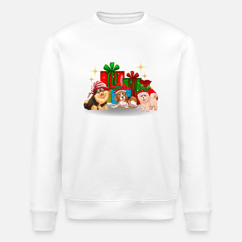 Joyeux noël - Sweat bio ROLLER Stanley/Stella Unisexe - blanc