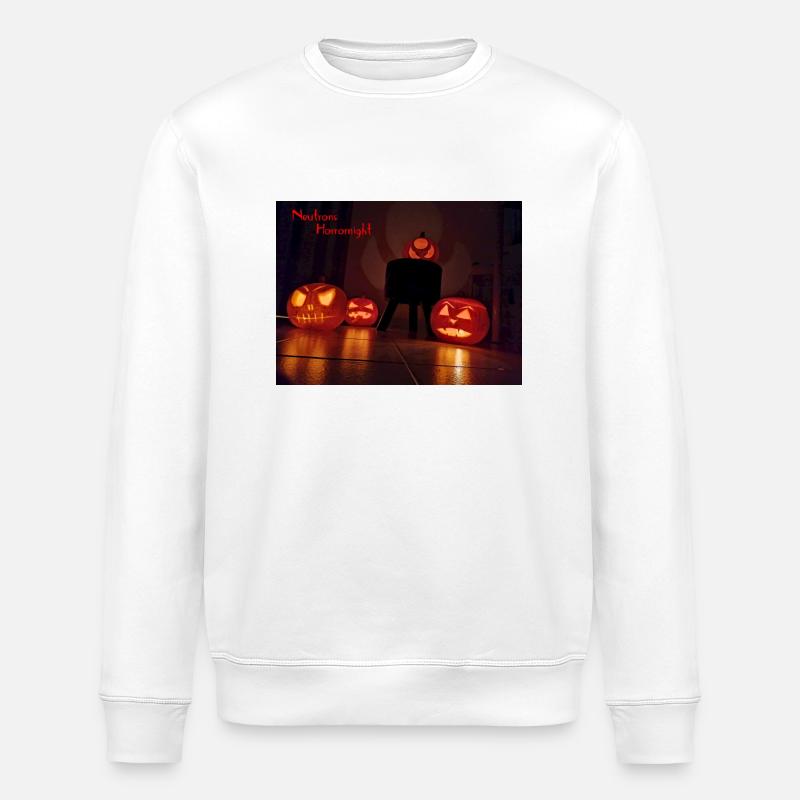 Neutrons Horrornignt - Stanley/Stella Unisex Bio-Sweatshirt ROLLER - Weiß