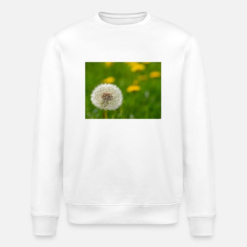 Pissenlit - Sweat bio ROLLER Stanley/Stella Unisexe - blanc