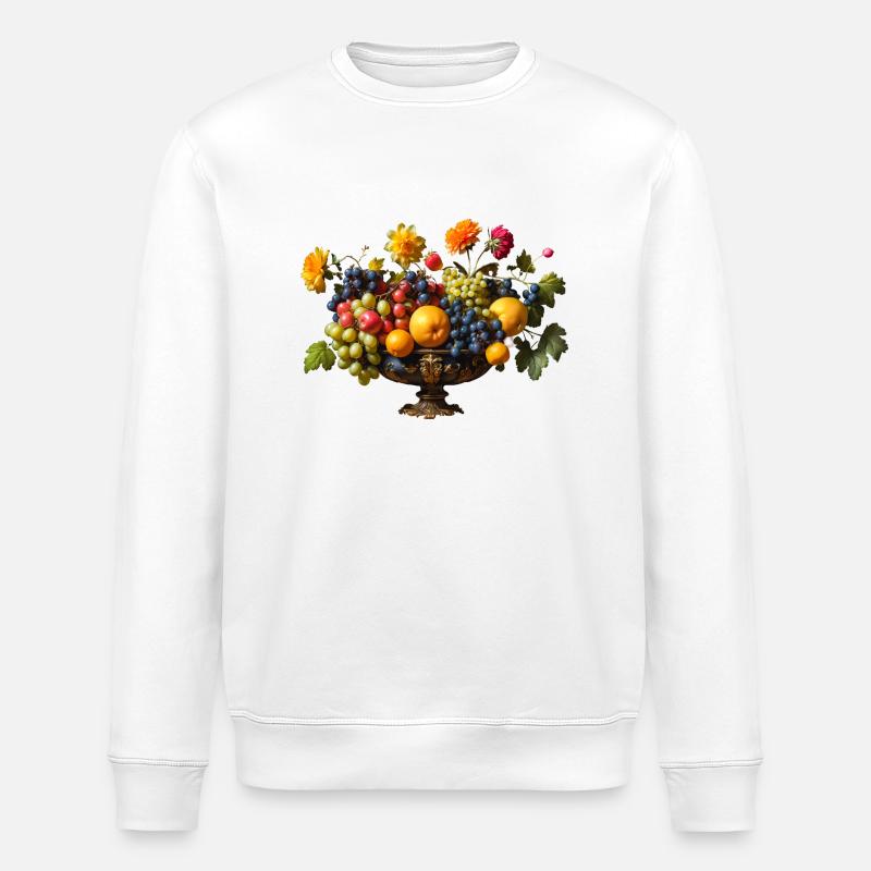 Obstschale - Stanley/Stella Unisex Bio-Sweatshirt ROLLER - Weiß