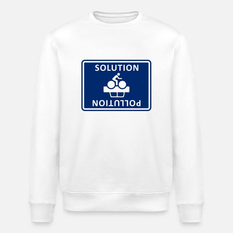 Verschmutzung der Lösung - Stanley/Stella Unisex Bio-Sweatshirt ROLLER - Weiß