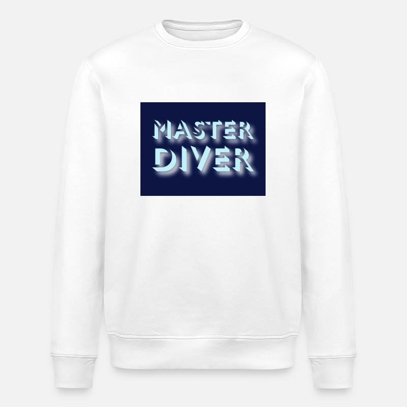 Master Diver - Stanley/Stella Unisex Bio-Sweatshirt ROLLER - Weiß