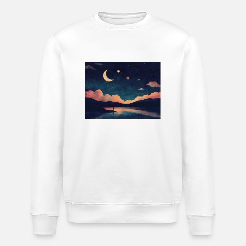 The lake - Stanley/Stella Unisex Bio-Sweatshirt ROLLER - Weiß