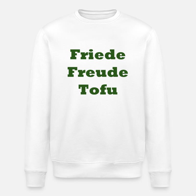 Friede Freude Tofu - Stanley/Stella Unisex Bio-Sweatshirt ROLLER - Weiß