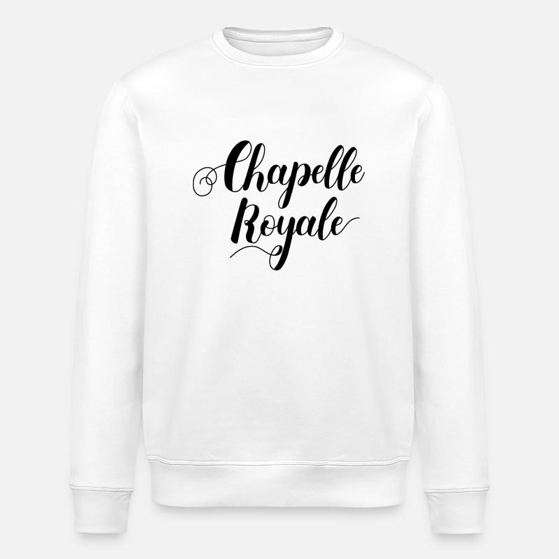 Chapelle royale - Sweat bio ROLLER Stanley/Stella Unisexe - blanc