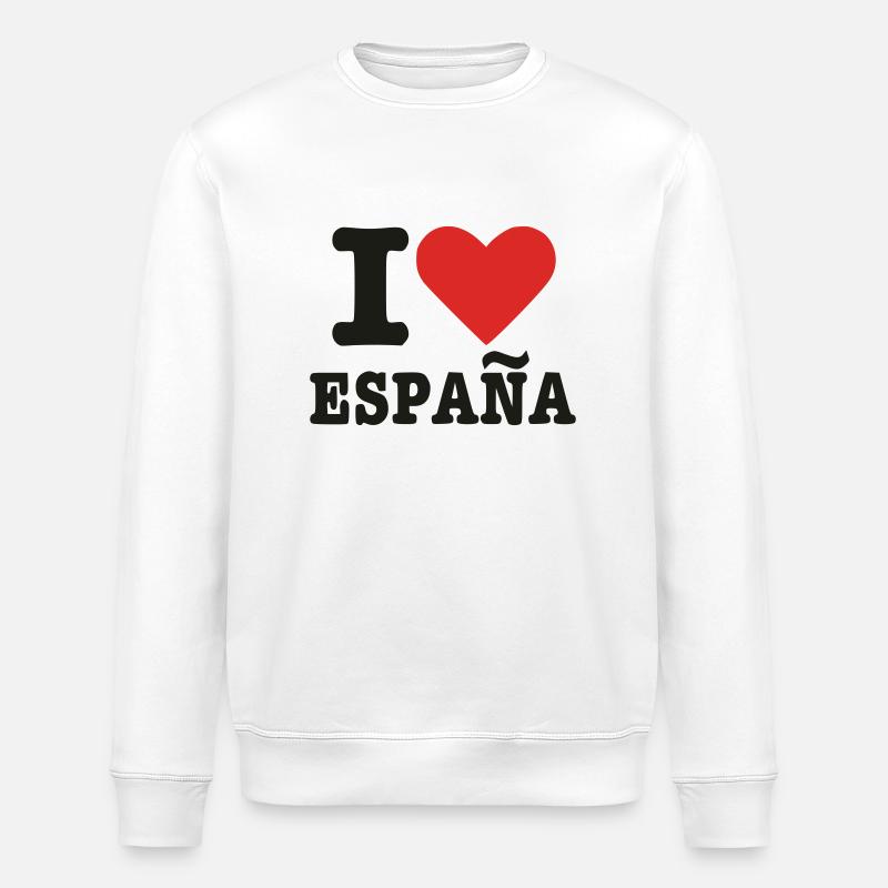 Espagne - Sweat bio ROLLER Stanley/Stella Unisexe - blanc