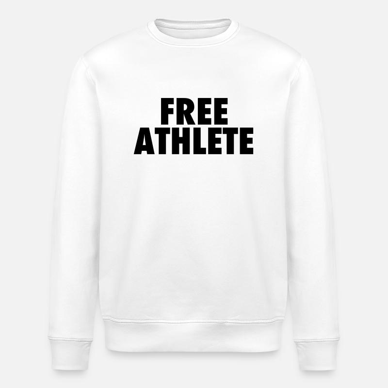 free athlete centered - Stanley/Stella Unisex Bio-Sweatshirt ROLLER - Weiß
