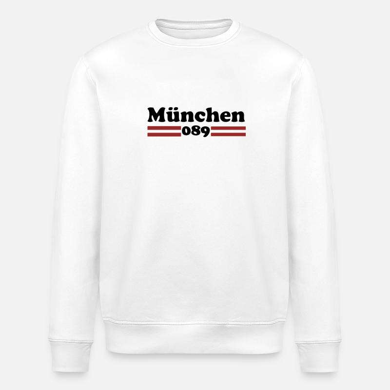 München 089 - Stanley/Stella Unisex Bio-Sweatshirt ROLLER - Weiß