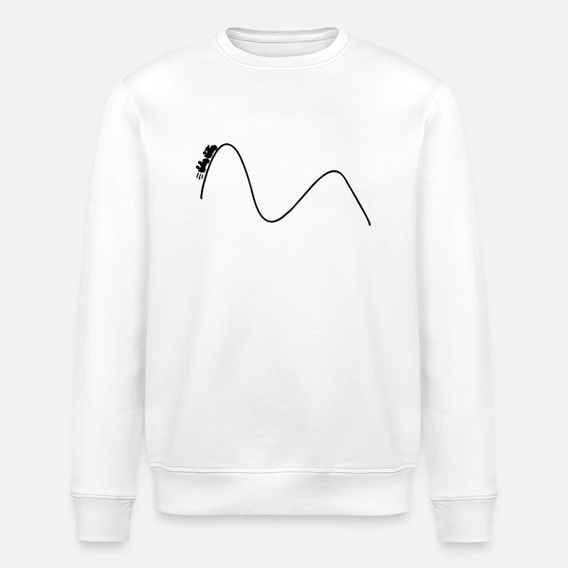 Rollercoaster - Stanley/Stella Unisex Bio-Sweatshirt ROLLER - Weiß