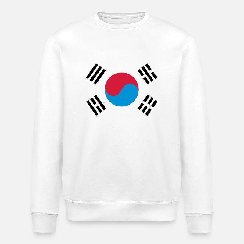 South Korea - Sweat bio ROLLER Stanley/Stella Unisexe - blanc