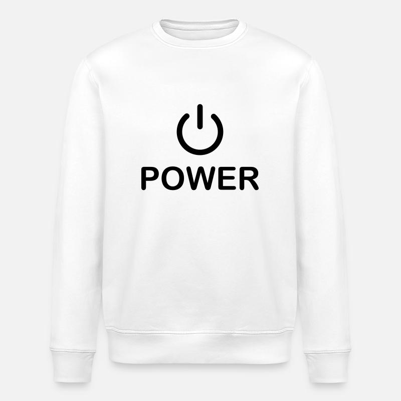 power_symbol - Sweat bio ROLLER Stanley/Stella Unisexe - blanc