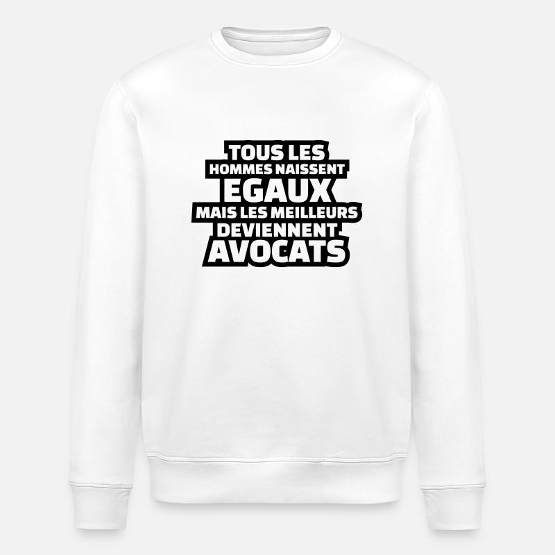 les meilleurs deviennent avocats - Sweat bio ROLLER Stanley/Stella Unisexe - blanc