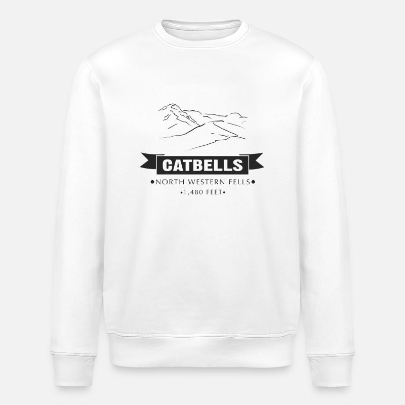 Catbells - Stanley/Stella Unisex Bio-Sweatshirt ROLLER - Weiß