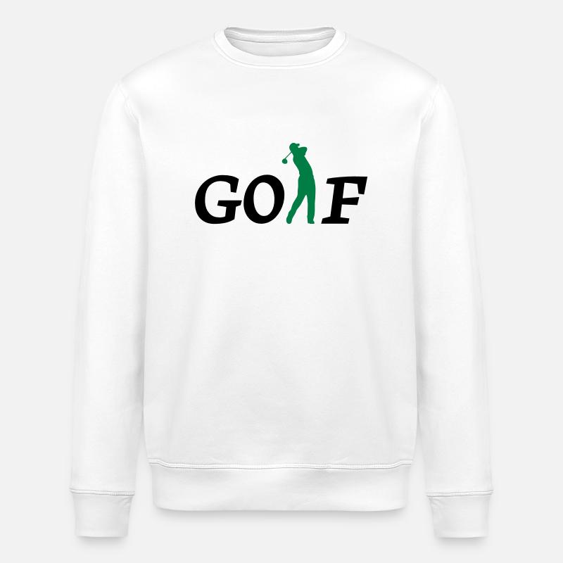 golf - Stanley/Stella ROLLER Unisex Organic Sweatshirt - white