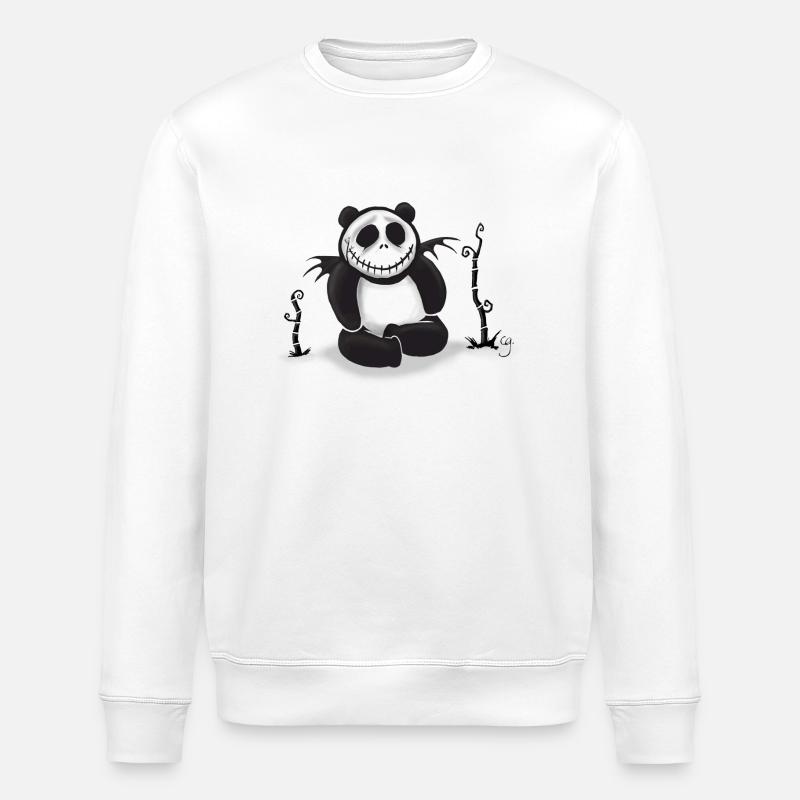 Panda Jack Classic - Sweat bio ROLLER Stanley/Stella Unisexe - blanc