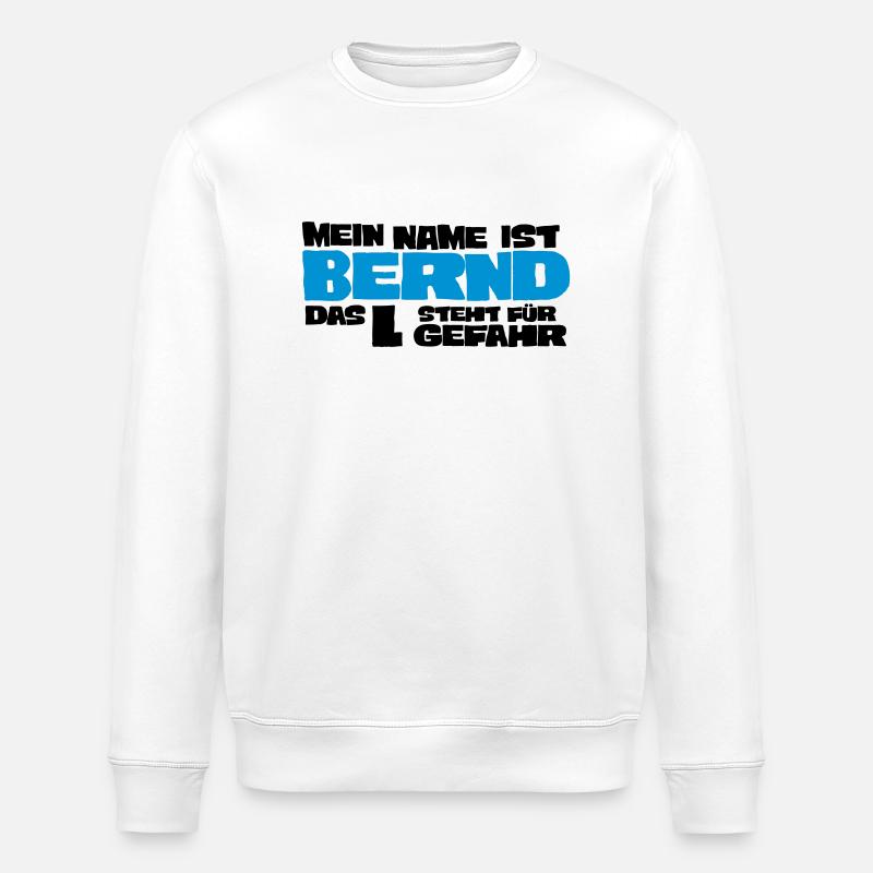 Bernd - Sweat bio ROLLER Stanley/Stella Unisexe - blanc