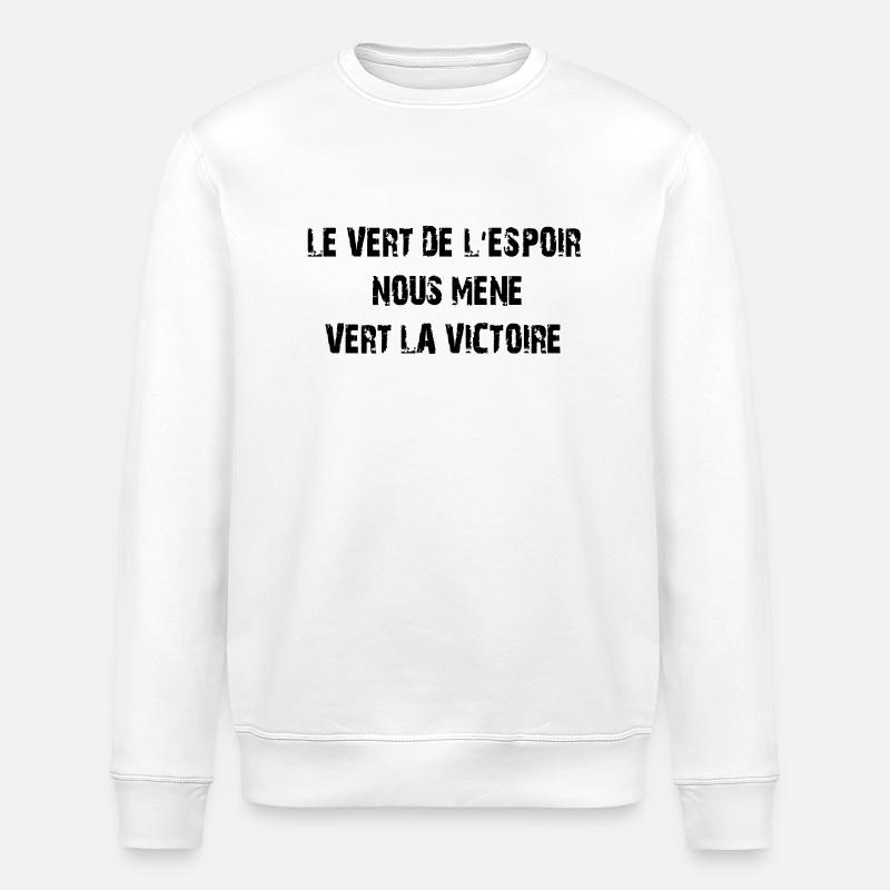 le_vert_de_l'espoir - Sweat bio ROLLER Stanley/Stella Unisexe - blanc