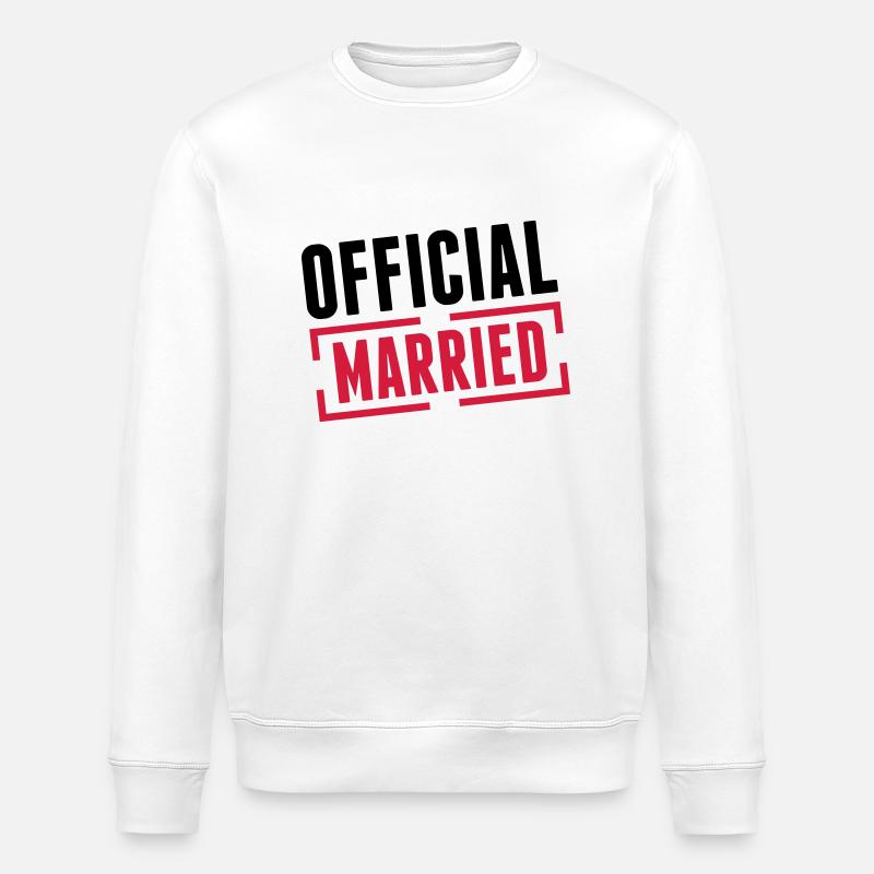 married_official_bx2 - Sweat bio ROLLER Stanley/Stella Unisexe - blanc