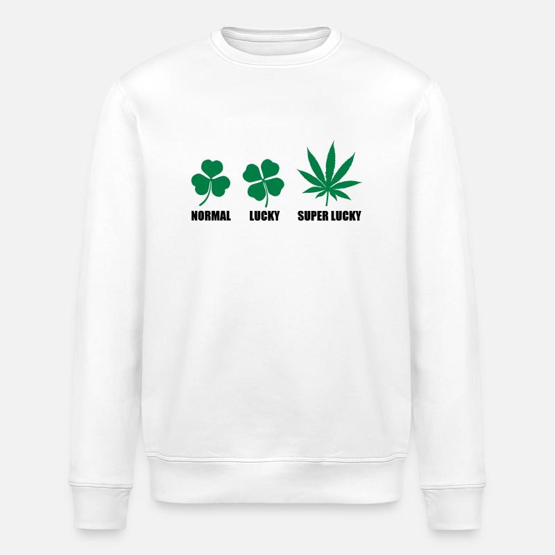 Super Lucky - Sweat bio ROLLER Stanley/Stella Unisexe - blanc