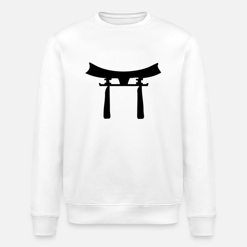 japan_sign - Stanley/Stella Unisex Bio-Sweatshirt ROLLER - Weiß