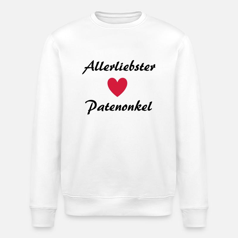 Allerliebster Patenonkel - Stanley/Stella Unisex Bio-Sweatshirt ROLLER - Weiß